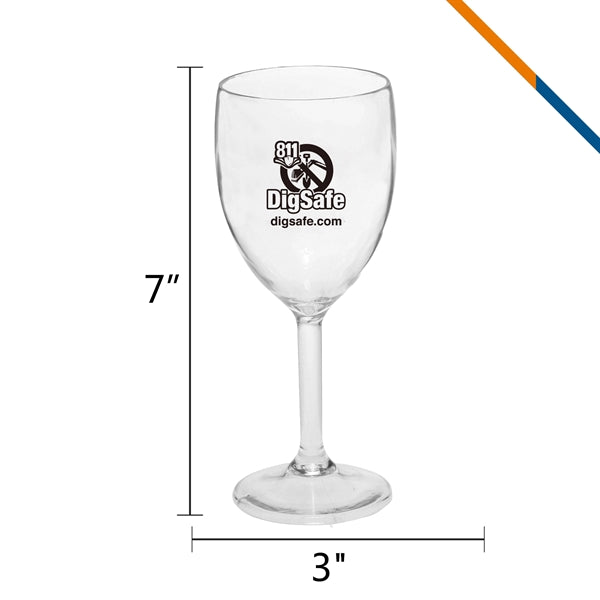 Ania Plastic White Wine Glasses - 10 OZ.