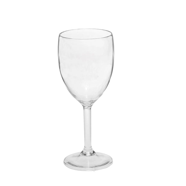 Ania Plastic White Wine Glasses - 10 OZ.