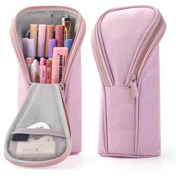 Standing Pencil Case Large Capacity Pen Bag