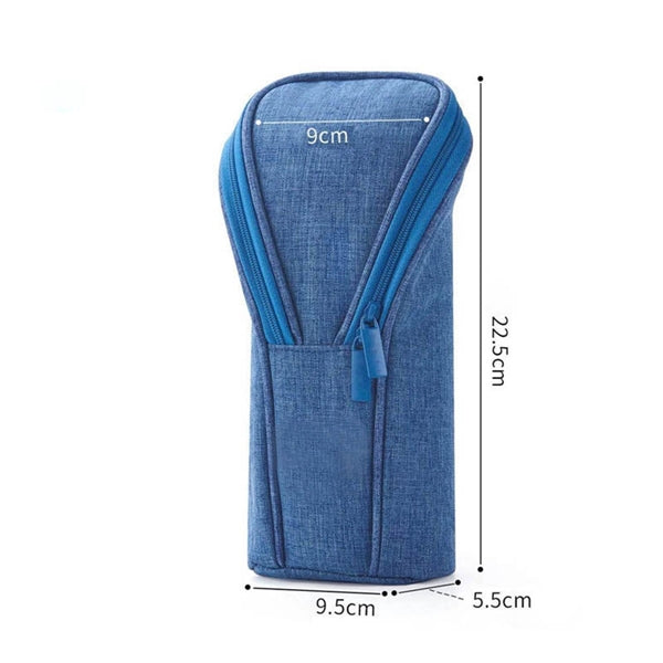 Standing Pencil Case Large Capacity Pen Bag