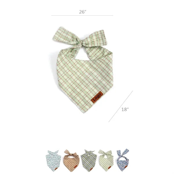 Double-layer Cotton Pet Bandana