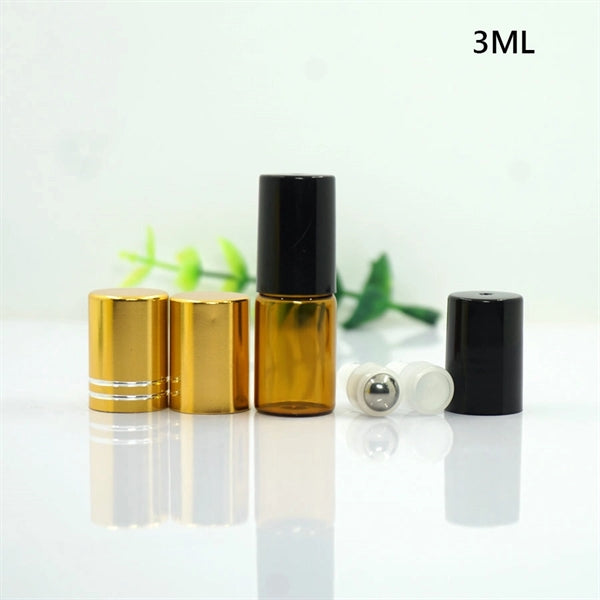 Amber Glass Roll on Bottle