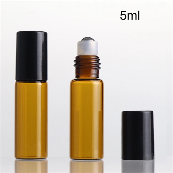 Amber Glass Roll on Bottle