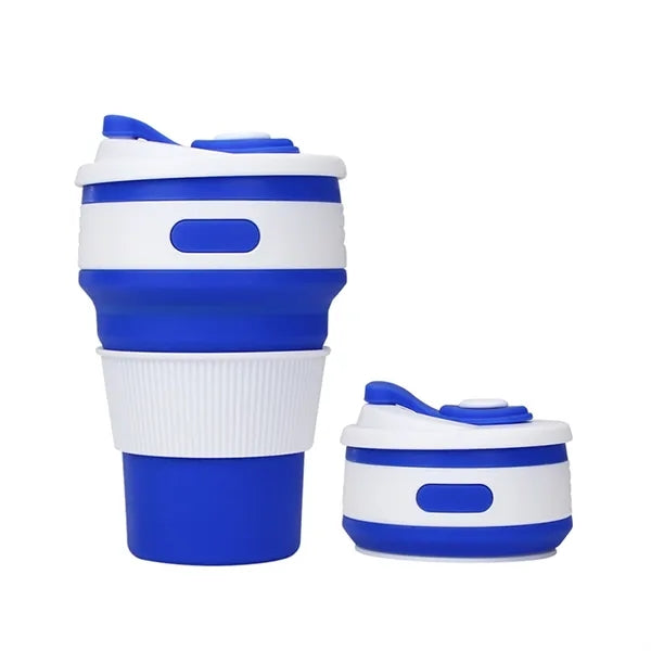 Portable Foldable Leakproof Silicone Cups Camping Mug
