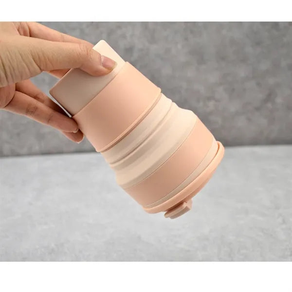 17oz Portable Foldable Leakproof Camping Cups Silicone Mug