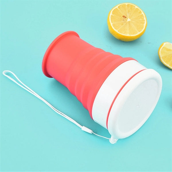 7oz Portable Silicone Collapsible Travel Cup Camping Mug