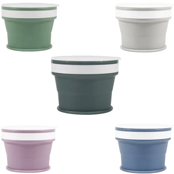 6oz Silicone Collapsible Travel Cup Expandable Drinking Mug