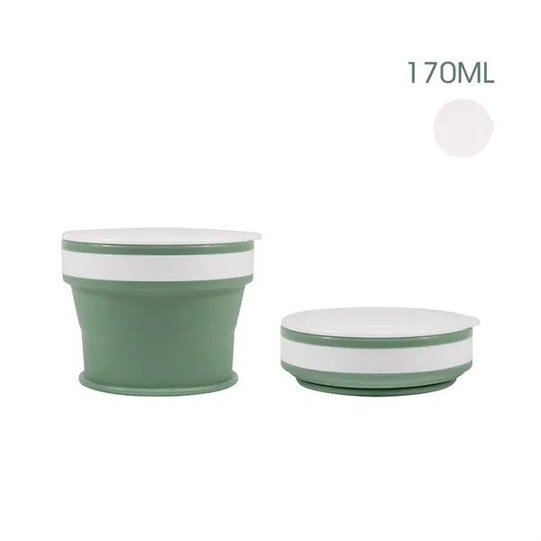 6oz Silicone Collapsible Travel Cup Expandable Drinking Mug