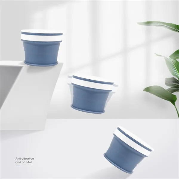 6oz Silicone Collapsible Travel Cup Expandable Drinking Mug