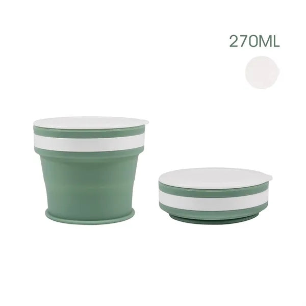 9oz Silicone Collapsible Travel Cup Drinking Coffee Mug