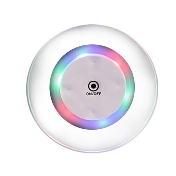 Ultra-Thin Crystal LED Luminous Waterproof Round Coasters