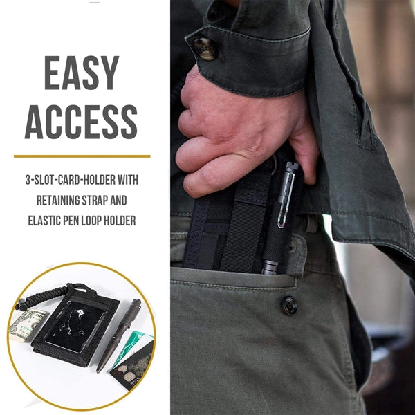 Tactical ID Card Holder