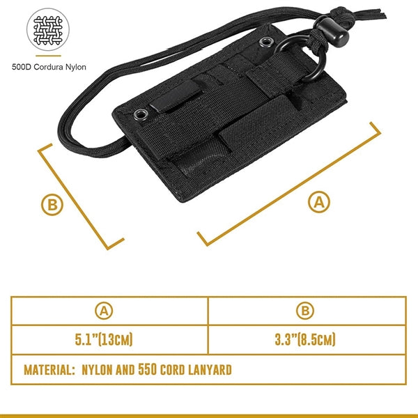 Tactical ID Card Holder