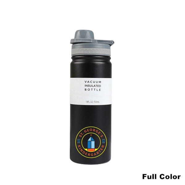 18/25 oz Double-Wall Insulated Stainless Steel Sports Bottle