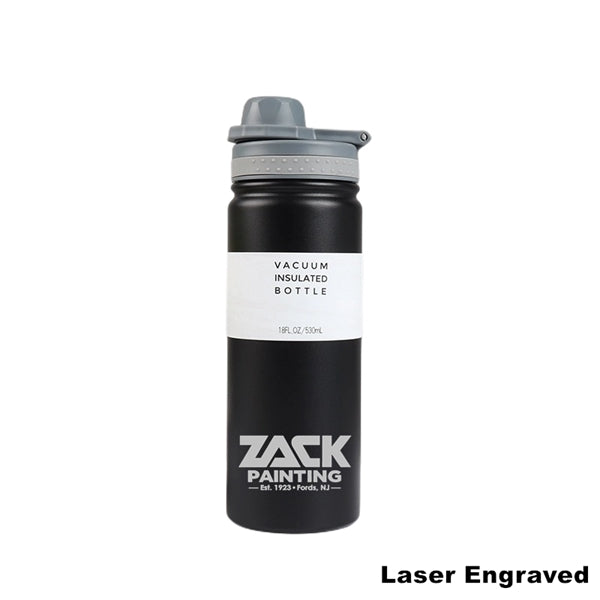 18/25 oz Double-Wall Insulated Stainless Steel Sports Bottle