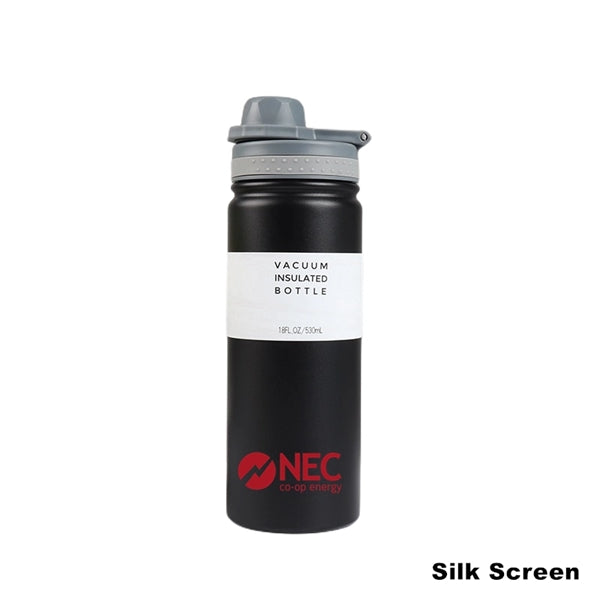 18/25 oz Double-Wall Insulated Stainless Steel Sports Bottle