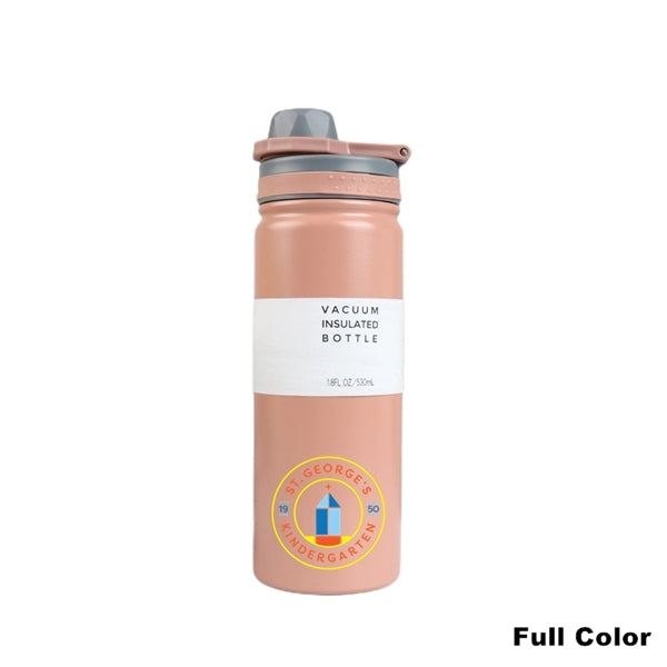 18/25 oz Double-Wall Insulated Stainless Steel Sports Bottle