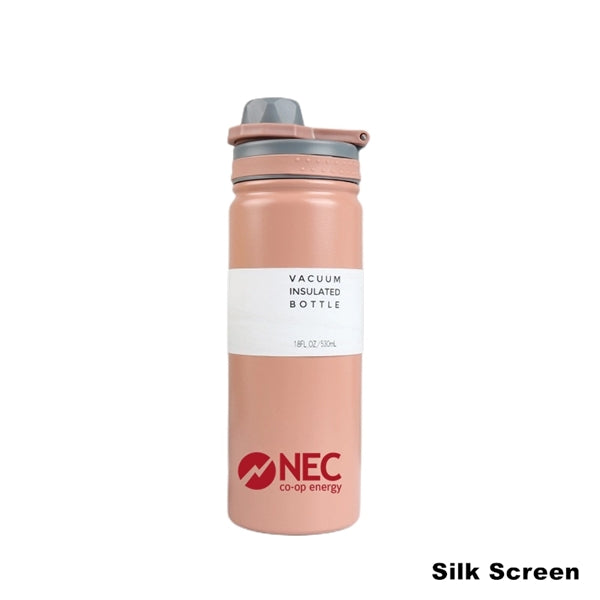 18/25 oz Double-Wall Insulated Stainless Steel Sports Bottle