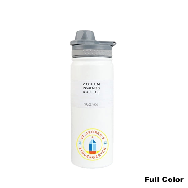 18/25 oz Double-Wall Insulated Stainless Steel Sports Bottle