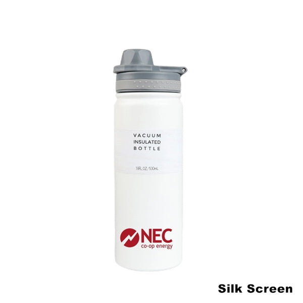 18/25 oz Double-Wall Insulated Stainless Steel Sports Bottle
