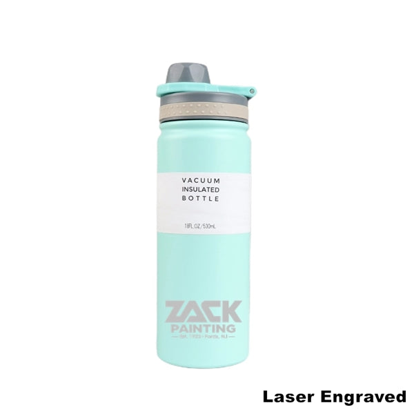 18/25 oz Double-Wall Insulated Stainless Steel Sports Bottle