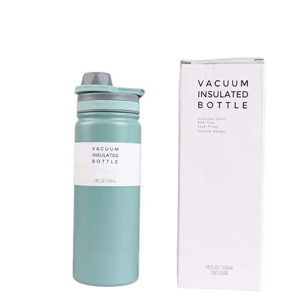 18/25 oz Double-Wall Insulated Stainless Steel Sports Bottle