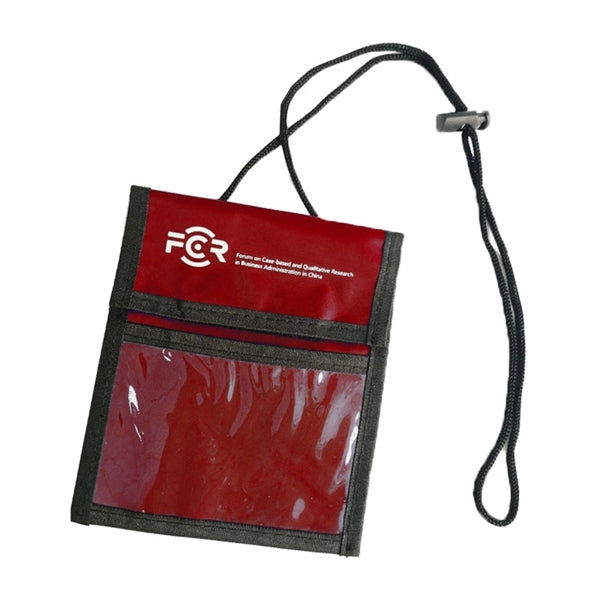 Neck Wallet Badge Holder with Lanyard