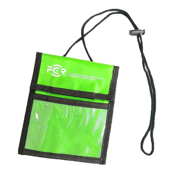 Neck Wallet Badge Holder with Lanyard