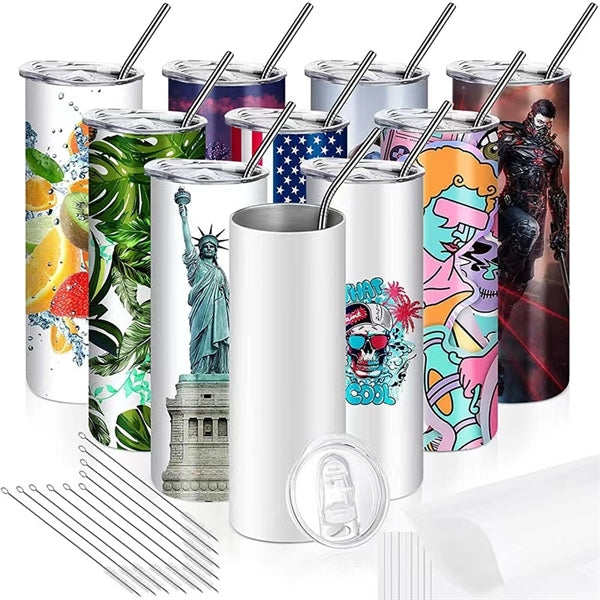 20OZ Stainless Steel Straight Cup Tumbler