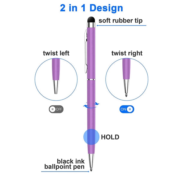 Twist Stylus Ball Pen