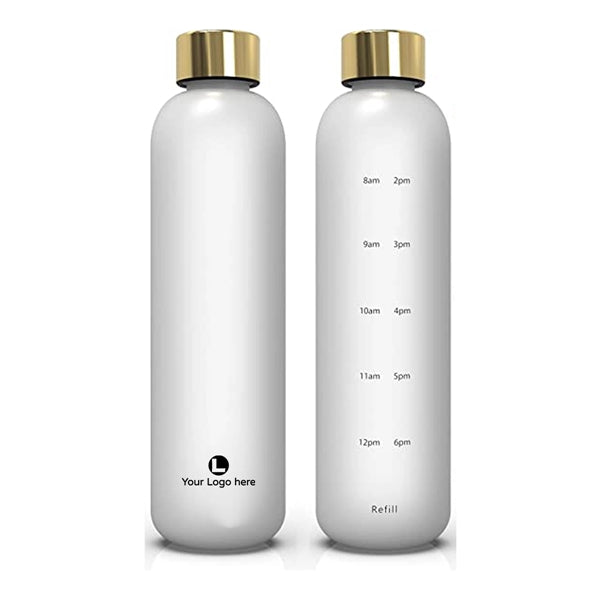 Motivational Water Bottle with Time Marker