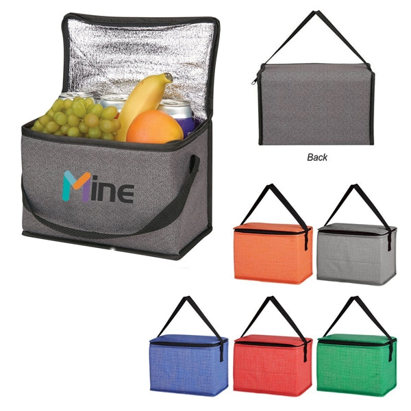Heathered Non-Woven Cooler Lunch Bag