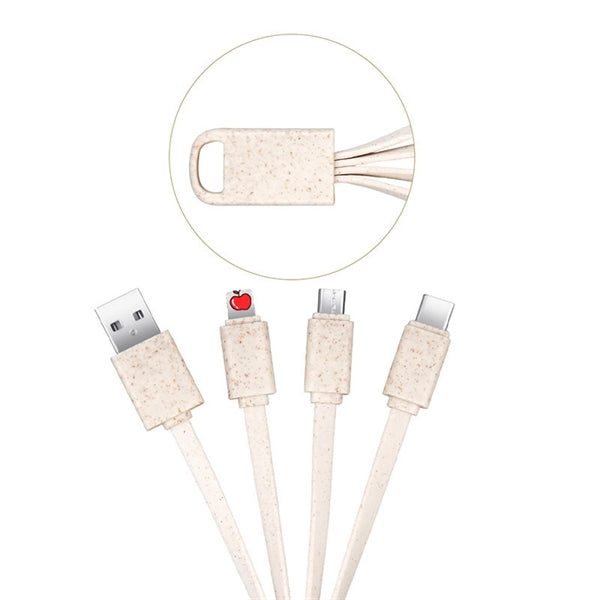 Bio-degradable 4 In 1 Charging Cable