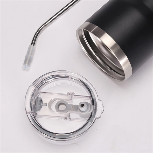 20Oz Modern Insulated Car Tumbler With Straw