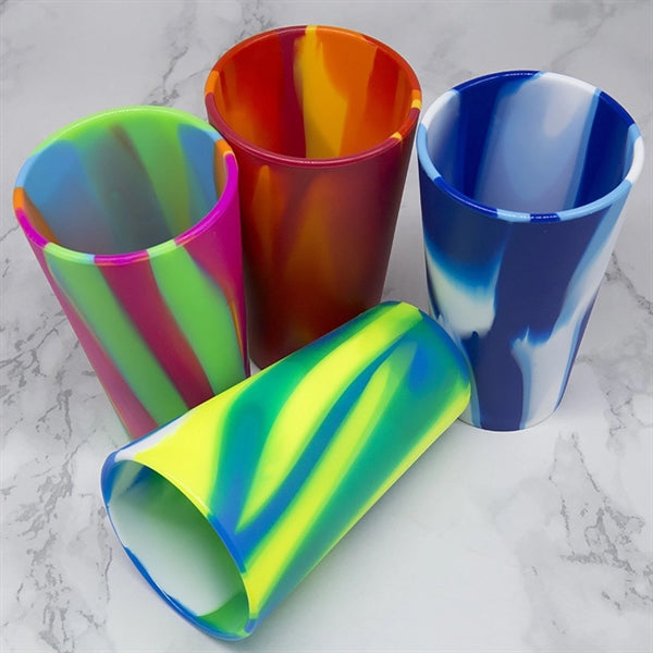 Shatterproof 16-Oz Silicone Cups