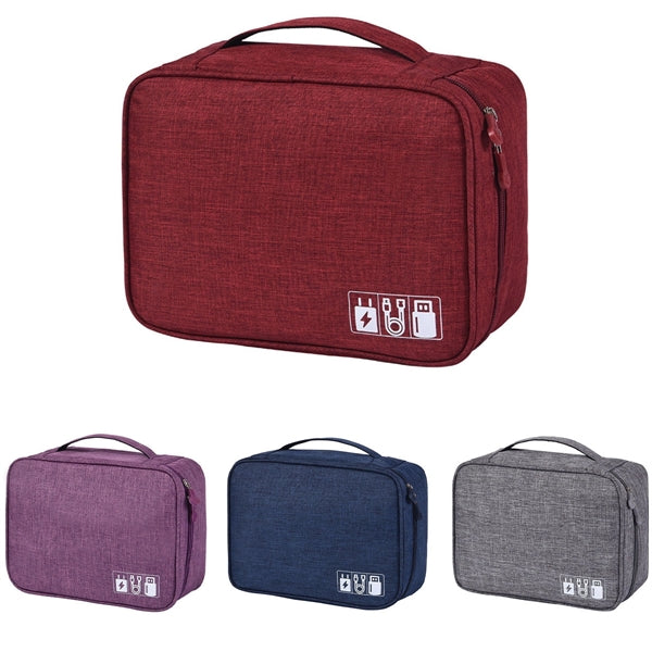 Waterproof Double Layer Electronics Organizer
