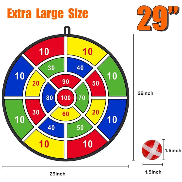 Kids Dart Board With Sticky Balls