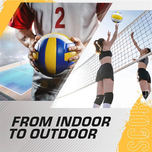 Soft Touch Volleyball - Official Size 5 For Indoor