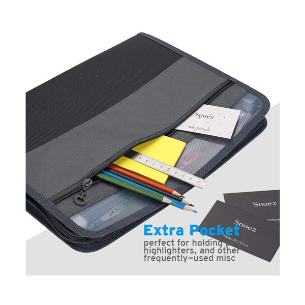 Accordion File Folder Document Organizer