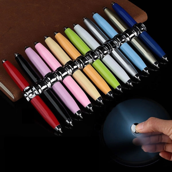 LED Fingertip Gyro Ballpoint Pens