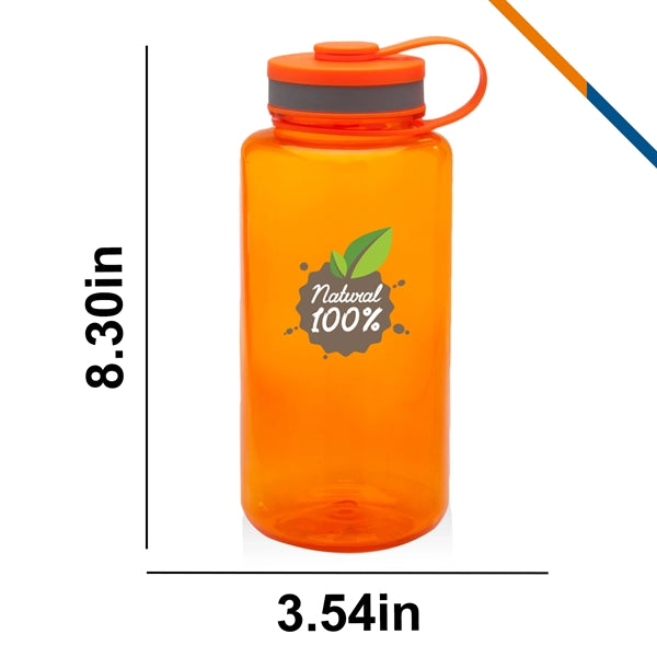 Nacha Plastic Water Bottle - 38 OZ.