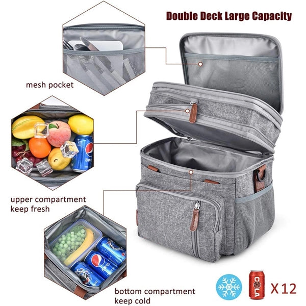 Double Deck Thermal Bag