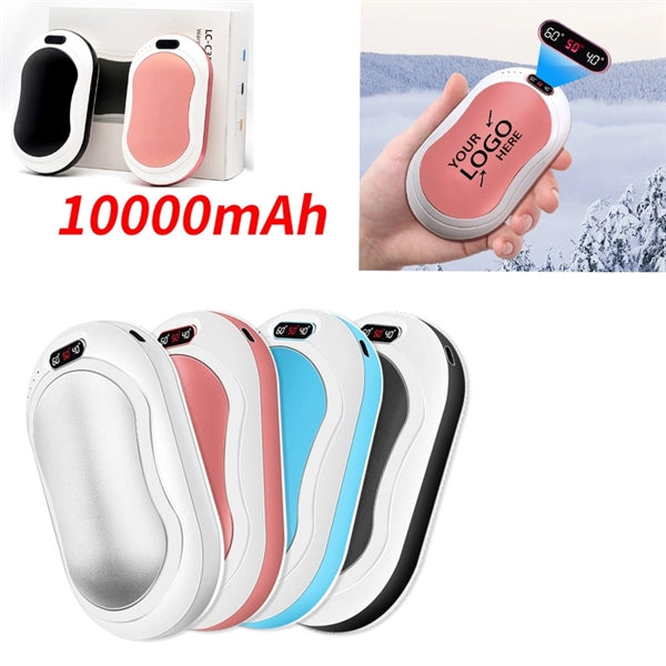 Rechargeable 10000mAh Electric Hand Warmer Power Bank