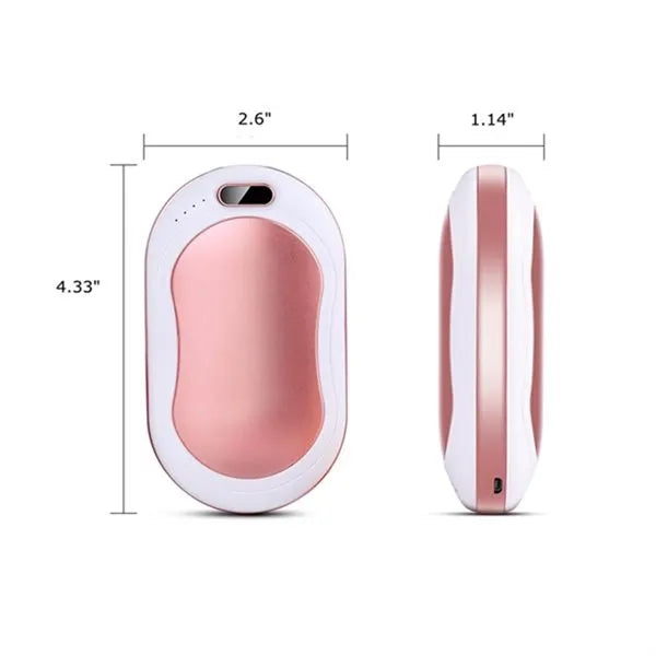 Rechargeable 10000mAh Electric Hand Warmer Power Bank