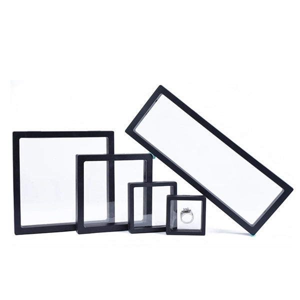 Black Transparent Jewelry Floating Display Box