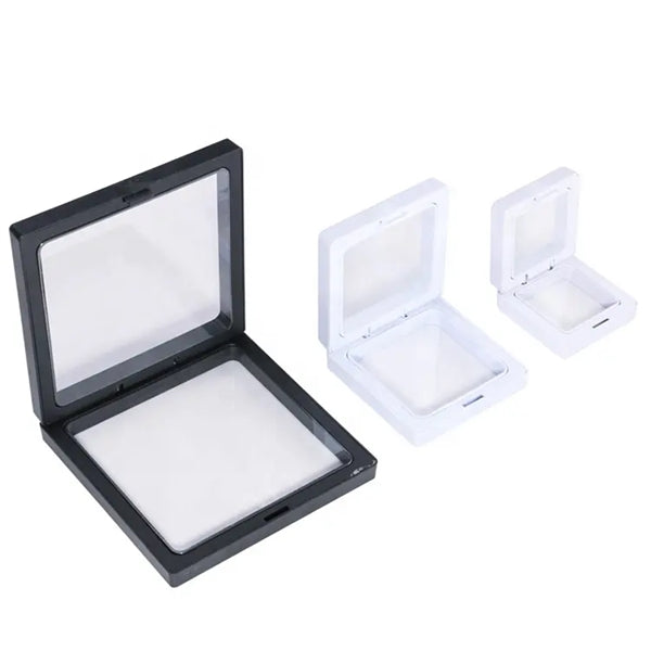 Black Transparent Jewelry Floating Display Box
