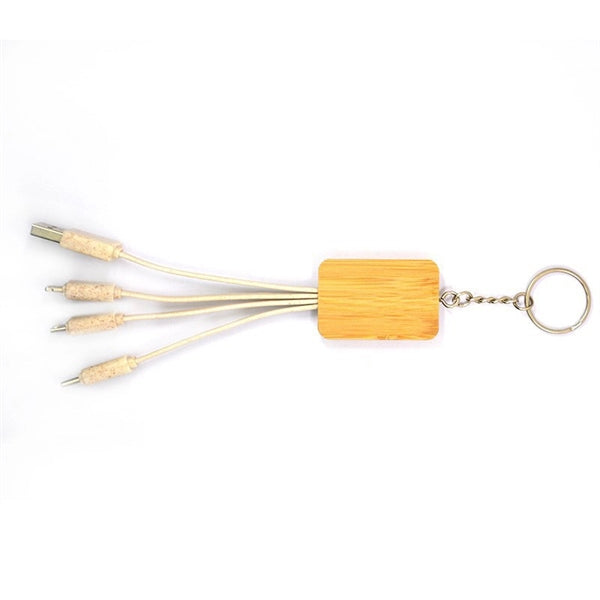 Degradable Bamboo Charging Cables