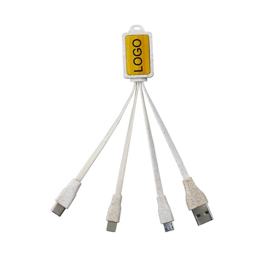 Branded Bamboo Charging Cable