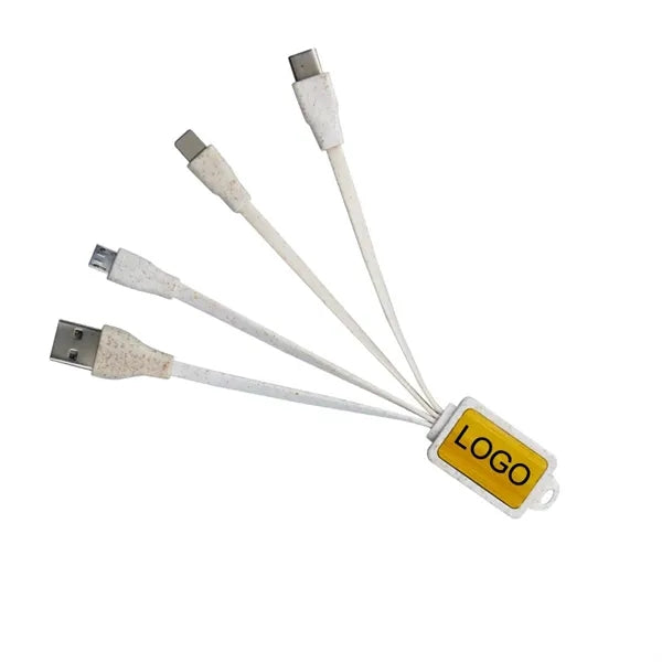 Branded Bamboo Charging Cable
