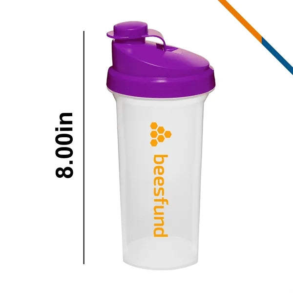Finmer Plastic Shaker Bottle - 25 OZ.